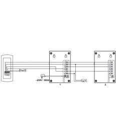 DOMOFON ''EURA'' ADP-51A3 ''DIFESA'' - 1-rodzinny, 2 unifony, interkom, grafit