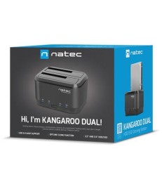 Stacja dokująca HDD Natec Kangaroo Dual 2.5/3,5cala USB 3.0 + Zasilacz