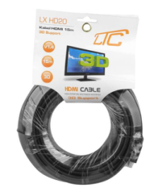 Kabel HDMI-HDMI v1.4+filtry 15m