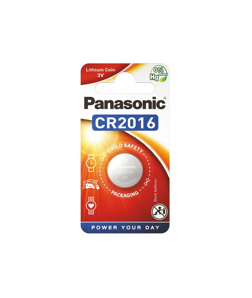 Bateria CR2016 PANASONIC (blister 1 szt.)