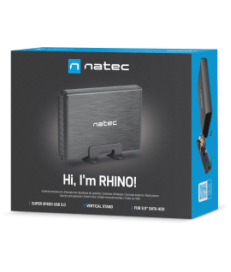 Zewnętrzna obudowa dysku Natec Rhino SATA 3.5cala USB 3.0 Aluminium