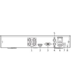 Rejestrator 4w1 Hilook by Hikvision 4 kanały DVR-4CH-5MP