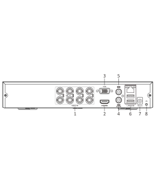 Rejestrator 4w1 Hilook by Hikvision 8 kanałowy DVR-8CH-5MP