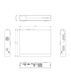 Rejestrator 4w1 Hilook by Hikvision 8 kanałowy DVR-8CH-5MP