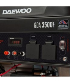 ZESTAW AGREGAT PRĄDOTWÓRCZY DAEWOO GDA 3500E 2.8kW + GENERATOR OIL SAE 10W-30 DWO 600