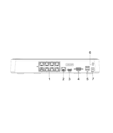 Rejestrator IP Hilook by Hikvision 8 kanałów 4MP NVR-8CH-H/8P biały