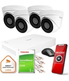 Zestaw monitoringu Hilook by Hikvision 4 kamer 1TB dysk