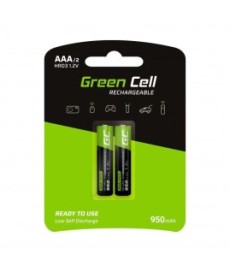 AKUMULATORKI Green Cell 2x AAA HR03 950mAh GR07