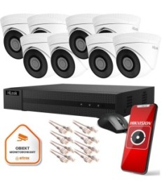 Zestaw monitoringu Hilook 8 kamer IP IPCAM-T5