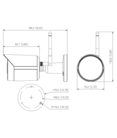 KAMERA IP DAHUA IPC-HFW1230DS-SAW-0280B