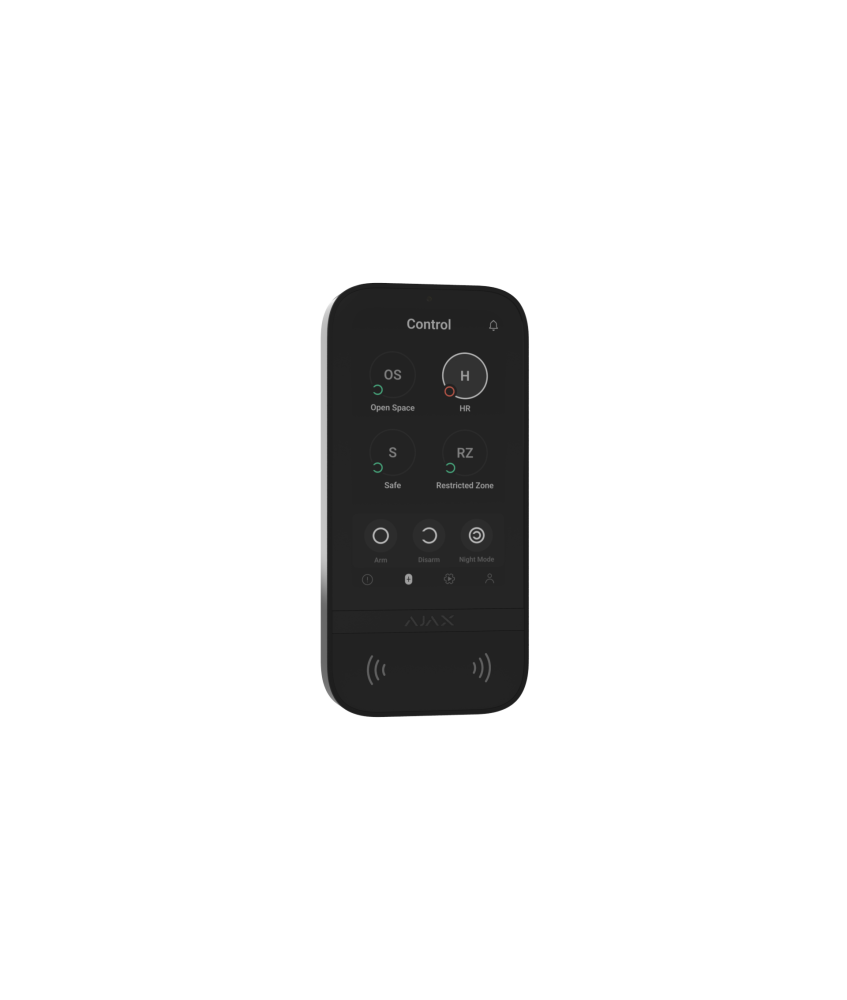 AJAX Keypad Touchscreen (black)