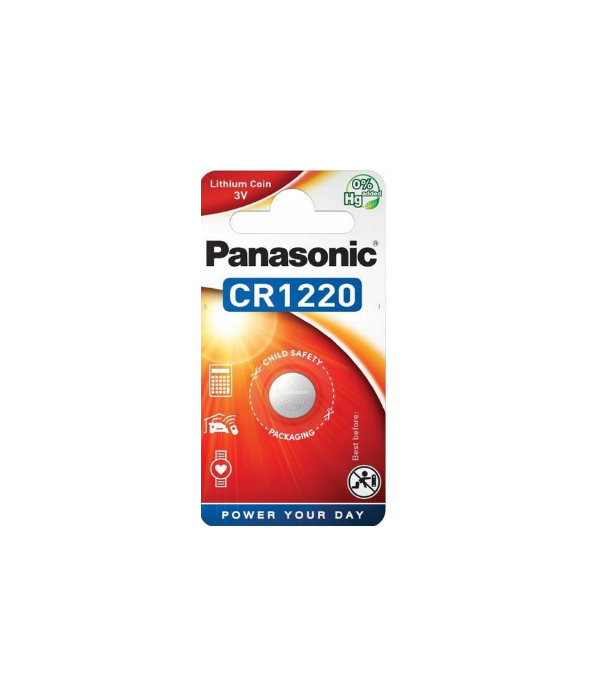 Bateria CR1220 1BL PANASONIC 3V 35mAh (1 szt.)