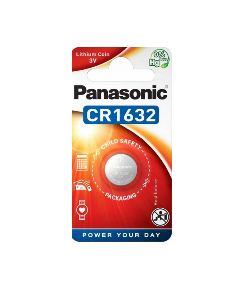 Bateria CR1632 1BL PANASONIC 3V 140mAh (1 szt.)