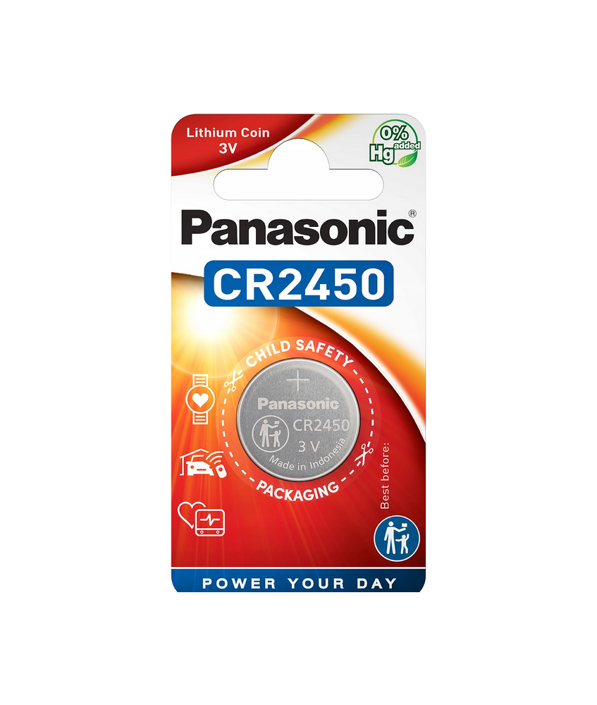 Bateria CR2450 1BL PANASONIC 3V 620mAh (1 szt.)