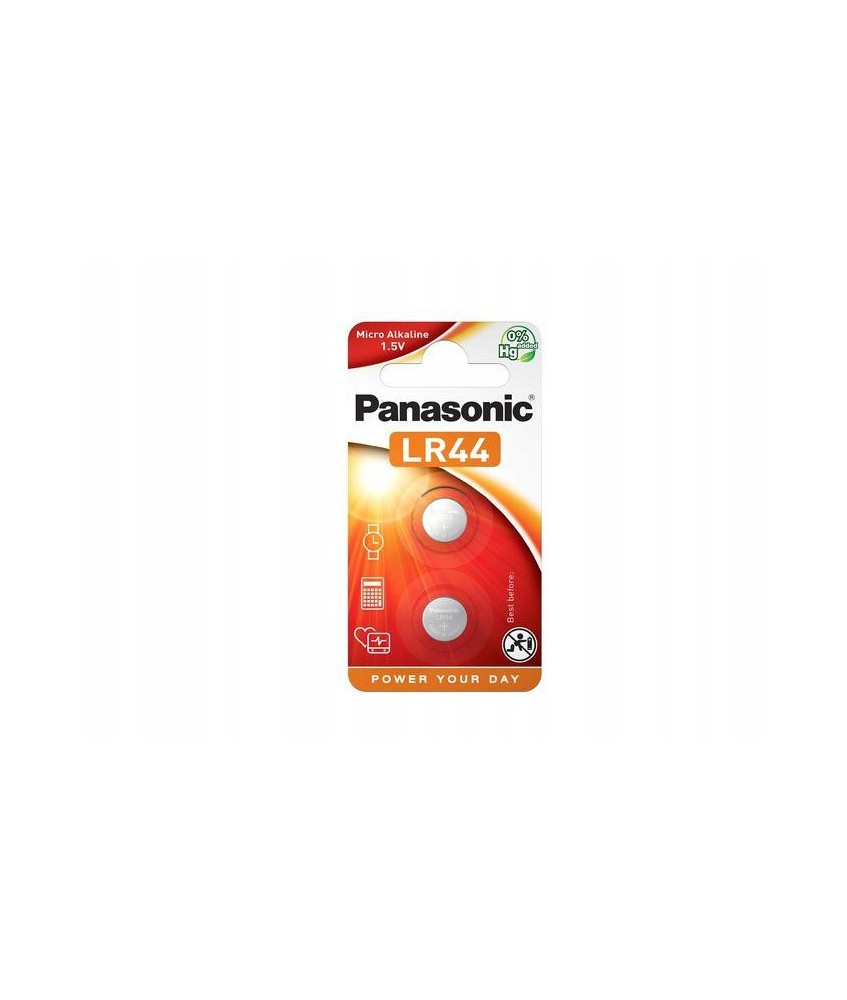 Bateria G13 / LR44 / LR1154 / 186 BAT 1BL PANASONIC 1,5V (1 szt.)