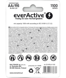 Akumulatorki AA / R06 Ni-MH everActive 1100mAh Infinity Line 3000 cykli (blister 4 szt.)