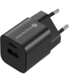 ŁADOWARKA SIECIOWA everActive GaN SC-390QB 30W 1xUSB-C 1xUSB-A PD PPS