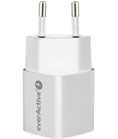 ŁADOWARKA SIECIOWA everActive GaN SC-390Q 30W 1xUSB-C 1xUSB-A PD PPS