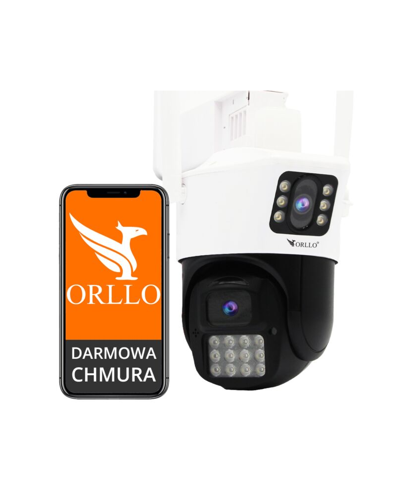 Kamera IP Orllo Z19 dual obrotowa zewnętrzna Wi-Fi 2Mpx