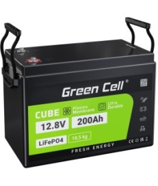 AKUMULATOR LITOWO-ŻELAZOWO-FOSFORANOWY LiFePO4 Green Cell 12.8V 200Ah CAV04S