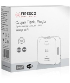 Czujnik czadu Firesco FCO-850 WF z WiFi aplikacja Tuya