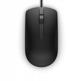 Mysz przewodowa Dell MS116 Wired Optical Mouse czarny