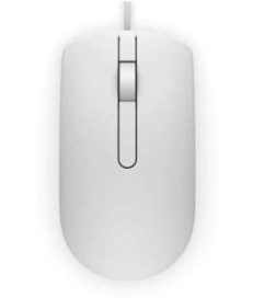 Mysz Dell MS116 Wired Optical Mouse (Biały)