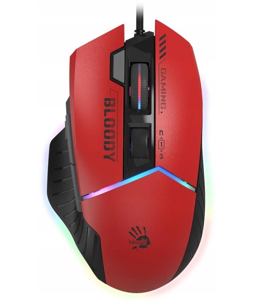 Mysz A4tech Bloody W95 Max USB Sports Red