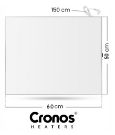 Panel grzewczy IR CRONOS Synthelith PRO CRP-300TWP Grey