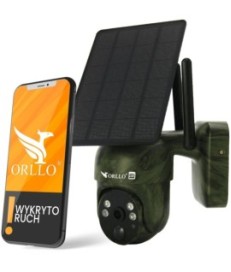 Kamera IP Orllo Bezprzewodowa 4G LTE Obrotowa z Panelem Solarnym ORLLO TZ1 MORO