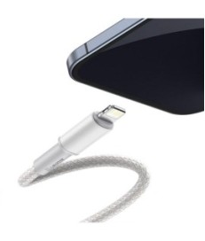 KABEL USB-C -  Lightning / iPhone Baseus Cafule CATLGD-02 1m 20W PD Quick Charging BIAŁY W OPLOCIE