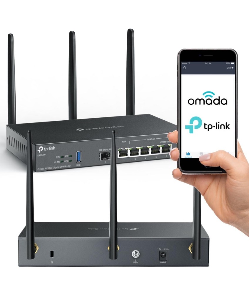 ROUTER TP-LINK VPN Omada AX3000 (ER706W)