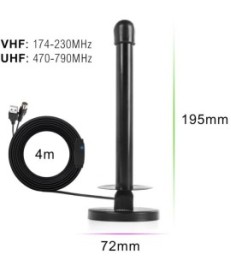 Antena magnetyczna DVB-T2 Spacetronik Hook TV USB 30dB Double Power