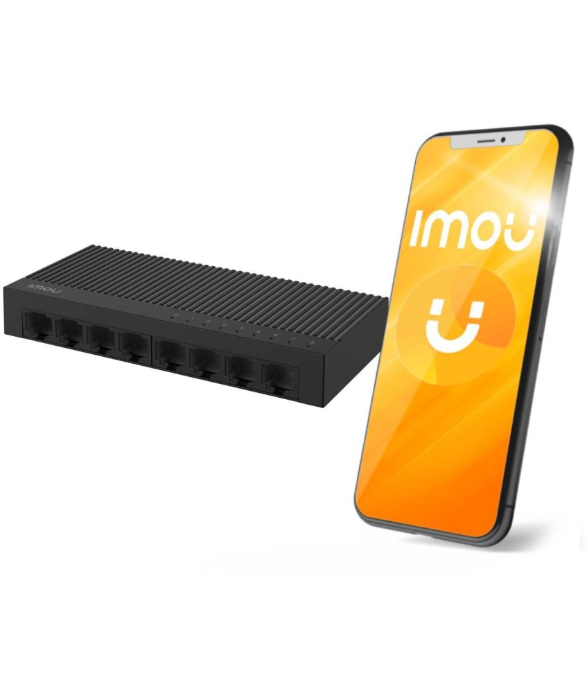 Switch Imou 8-portowy SF108C plastikowa obudowa 100Mbps