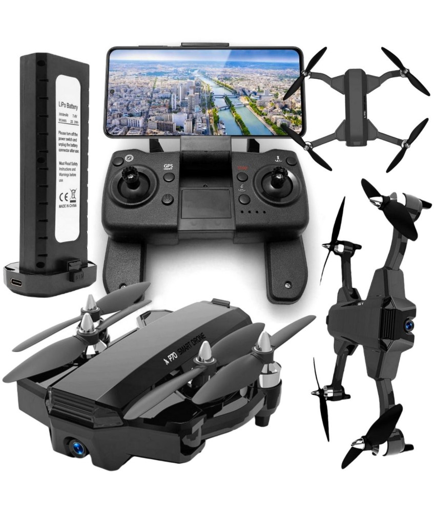 Dron P70 Pro FPV 2 Kamery 4K GPS WiFi 5G Headless