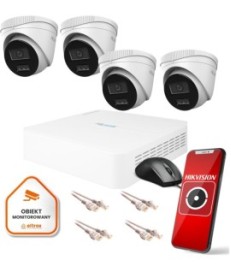 Zestaw monitoringu Hilook 4 kamer IP IPCAM-T4-30DL