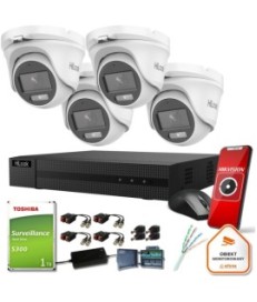 Zestaw monitoringu Hilook 4 kamer IP TVICAM-T2M-20DL dysk 1TB