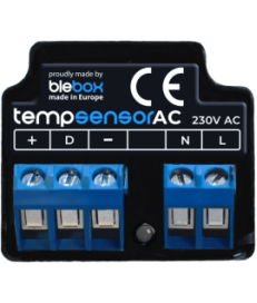 BLEBOX tempsensorAC - TERMOMETR WIFI DO 4 CZUJNIKÓW TEMPERATURY