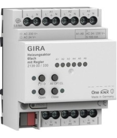 GIRA aktor grzewczy 6x regul. KNX ONE 213900