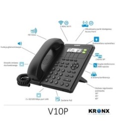 KRONX V10P - Telefon IP/VoIP, WIFI, Access Point, PoE