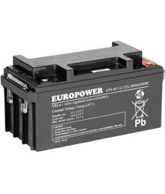 Akumulator AGM EUROPOWER serii EPS 12V 65Ah (Żywotność 8-12 lat)