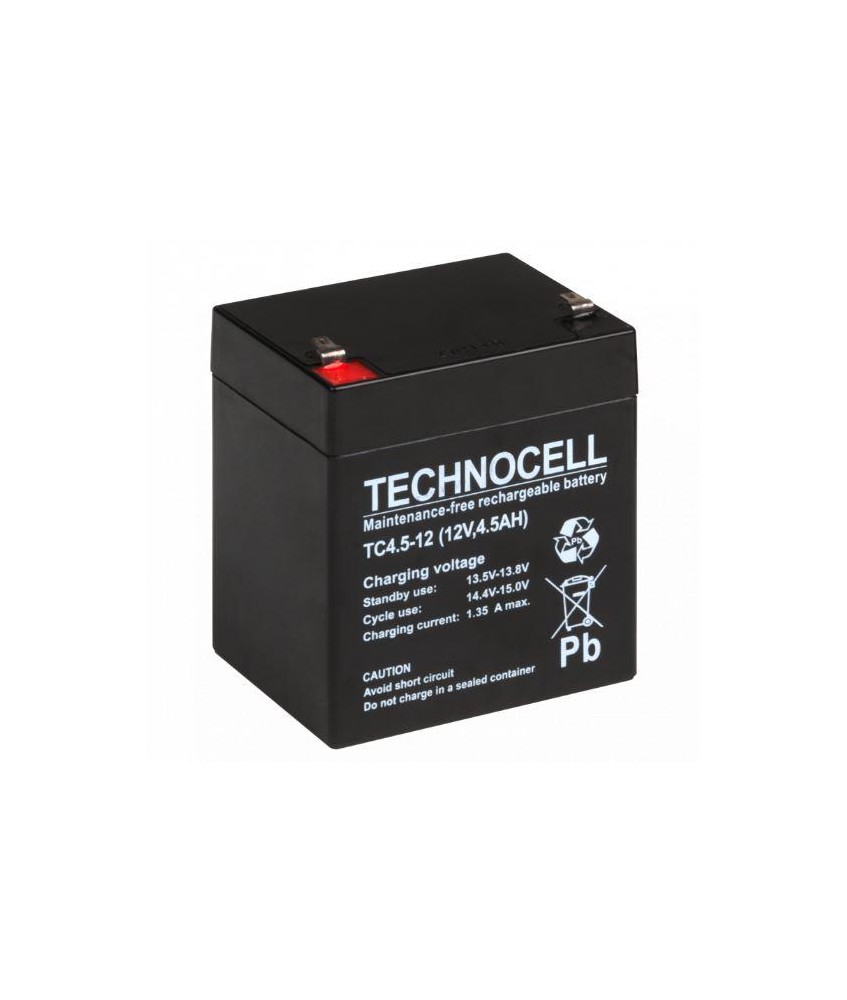 Akumulator AGM TECHNOCELL serii TC 12V 4,5Ah