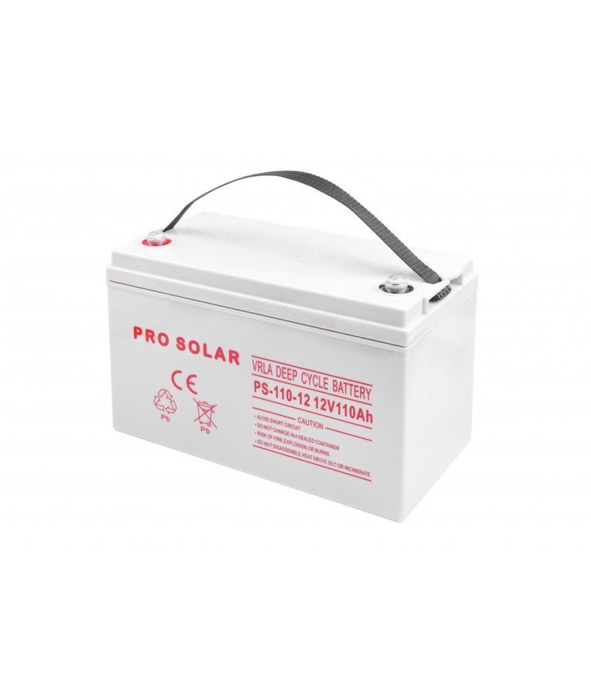 AKUMULATOR VOLT POLSKA DEEP CYCLE VPRO SOLAR 12V 110 Ah VRLA BEZOBSŁUGOWY