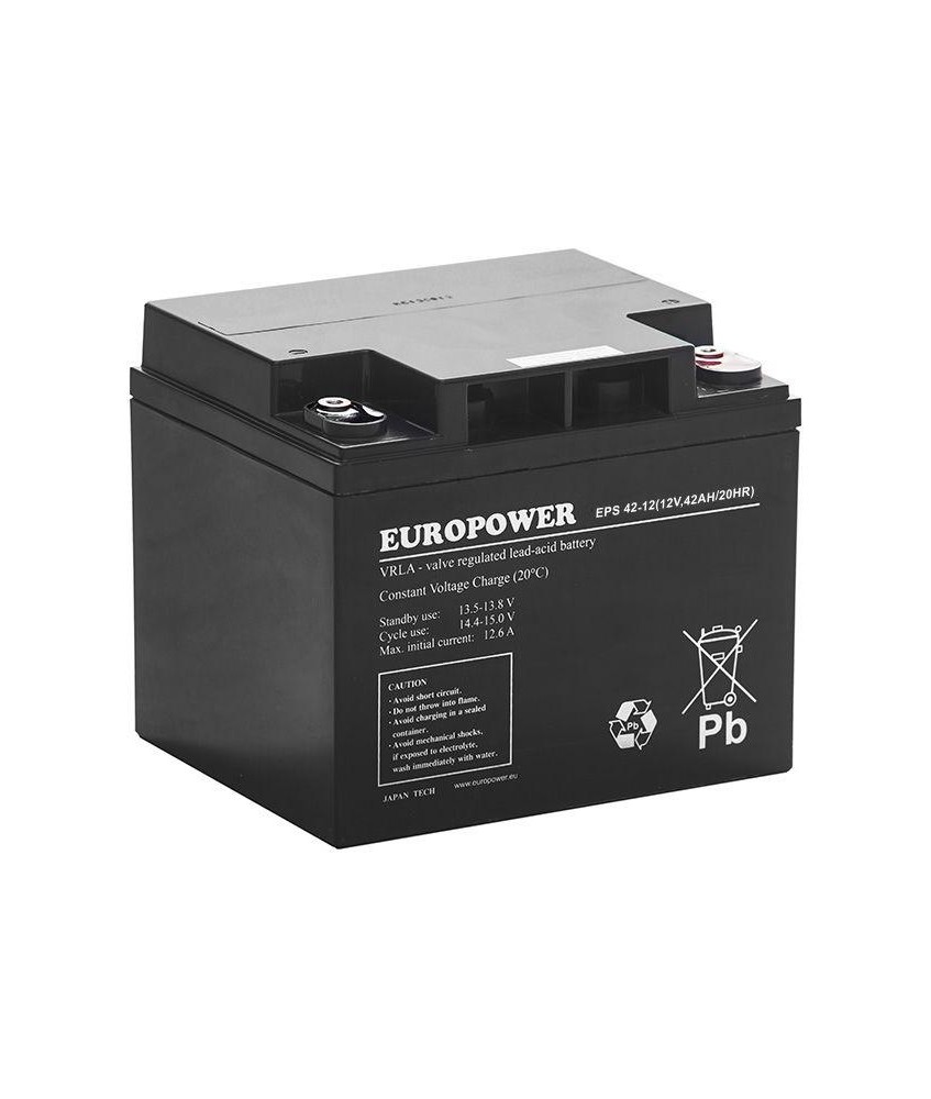 Akumulator AGM EUROPOWER serii EPS 12V 42Ah (Żywotność 8-12 lat)