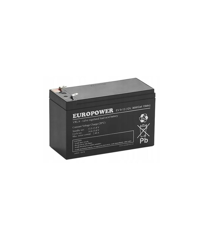 Akumulator AGM EUROPOWER serii EV 12V 8Ah/C10 (Żywotność 6-9 lat)