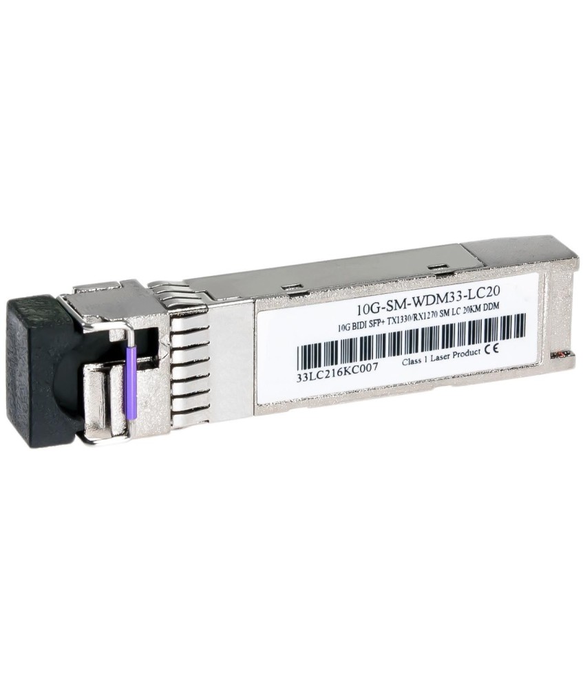 MODUŁ SFP+ 10G, SM LC, 2km, TX1310, DDM (SFP-10GBASE-LR)