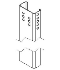 PODPORA TYLNA GRUNT STANDARD L3550, CORAB XPF_WS007N.3.0000