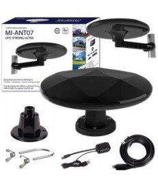 Antena DVB-T2 Mistral MI-ANT07 UFO - CZARNA