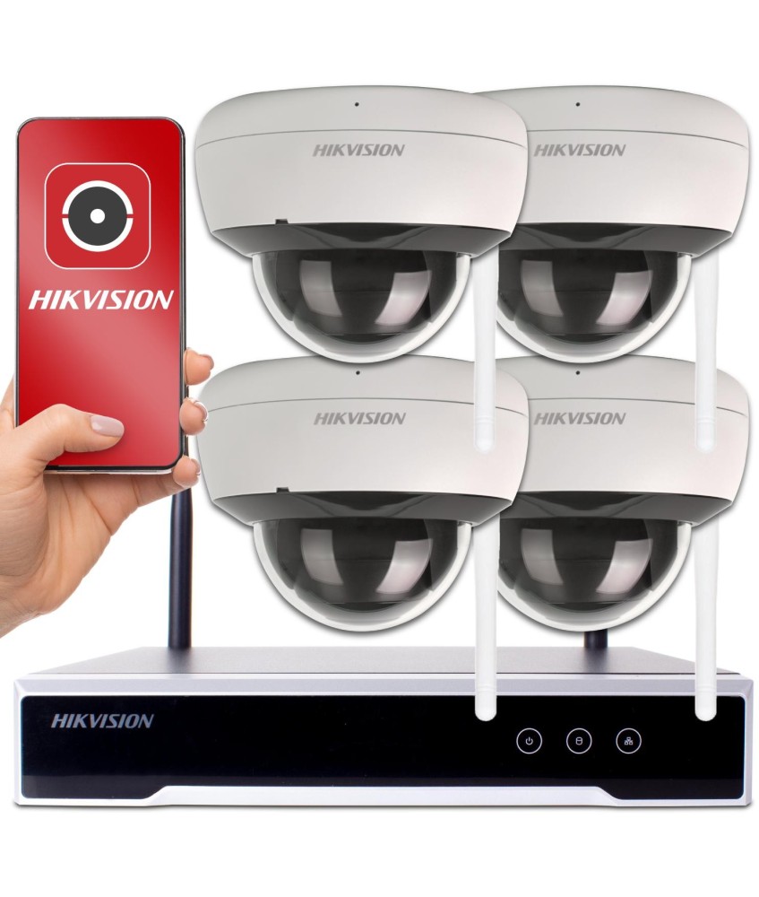 ZESTAW MONITORINGU WIFI HIKVISION WIFIKIT-D4-4CH