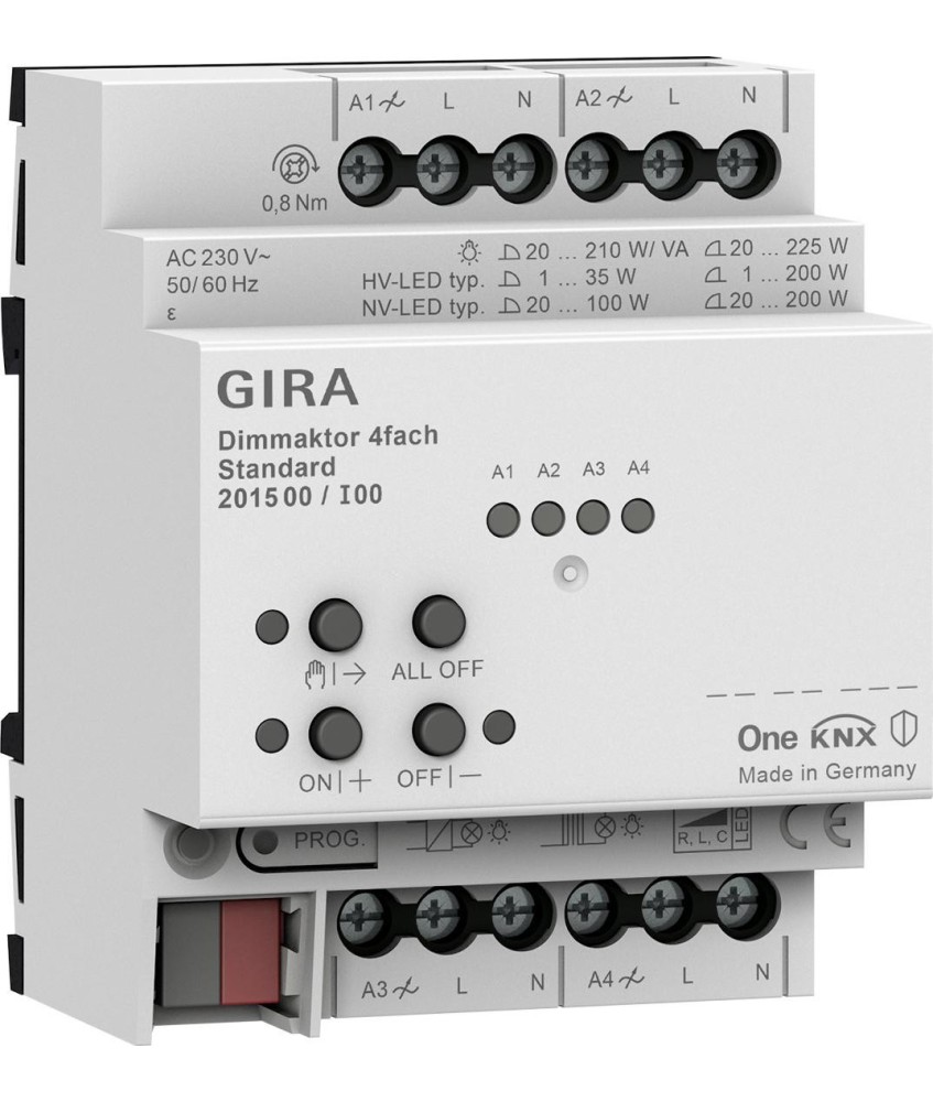 GIRA aktor ściemniający 4x standard KNX ONE 201500